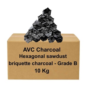 Carbón Vegetal de Aserrín Hexagonal en Caja de 10 kg para Asados Familiares y Picnics - Product Image 4
