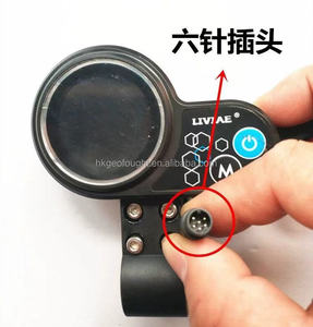 Pièces de trottinette électrique de haute qualité : Écran LCD Liviae, Compteur de vitesse, Contrôleur, Accélérateur à poussoir 6 broches - Product Image 2