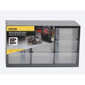 STANLEY - 1-93-978 Coffre à tiroirs multi-usages avec 9 tiroirs-EAN 3253561939785 PETITES PIÈCES STOCKAGE COFFRETS À TIROIRS MODULAIRES - Product Image 1