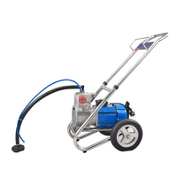 Pistolet de pulvérisation professionnel Sanfine SF-DF330, pompe à diaphragme, pulvérisateur de peinture sans air pour peintures à base d'huile, peinture au latex