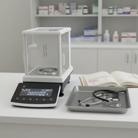 Balance analytique électronique de précision de laboratoire 0,01 mg 0,00001 g Balance à 5 points d'échelle