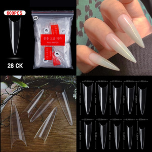 500 autocollants pour ongles français, couverture complète ou partielle, accessoires de décoration d'ongles faits à la main - Product Image 1