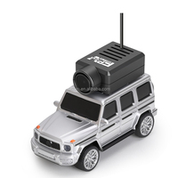 WLtoys 6406 Voiture RC miniature 1/64 avec caméra 2.4G et application, voiture de drift 4x4, voiture espion FPV Wifi 3KM/H avec lumières