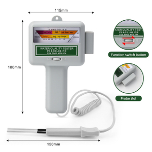 Medidor de <span class=keywords><strong>PH</strong></span> <span class=keywords><strong>CL2</strong></span>, medidor de cloro, medidor 2 en 1, probador de <span class=keywords><strong>PH</strong></span>, probador de <span class=keywords><strong>Cl2</strong></span> para piscina, spa, aguas termales - Product Image 2