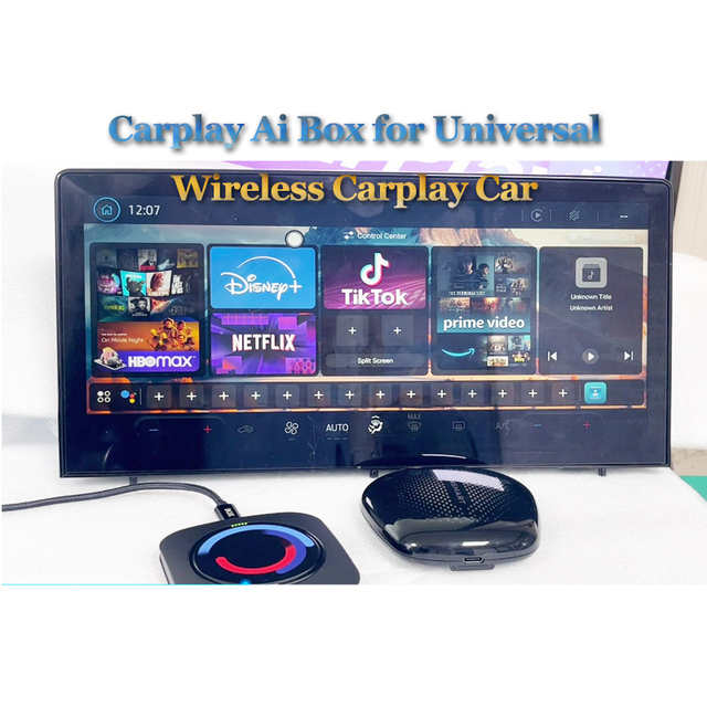 Fast Shipping Portable Wireless CarPlay & Android Auto Smart AI Box with 1 Year Warranty for BMW Universal Cars-Wholesale Price