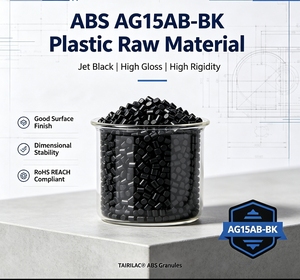 Gránulos de Plástico ABS AG15AB‑BK, Color Negro Azabache, Acabado de Superficie de Alta Calidad para Carcasas de TV y Piezas Interiores de Automóviles - Product Image 2
