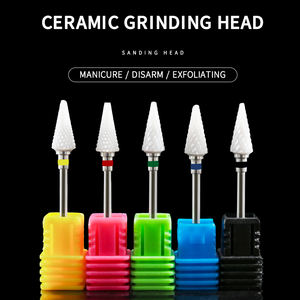 Forets à ongles en céramique Tête de polissage électrique et accessoires de manucure de ponçage Machine et outils de polissage d'art d'ongle durable - Product Image 2