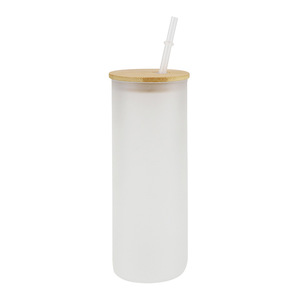Wholesale Custom 25oz 20oz <b>Glass</b> Vaso Skinny <b>Tumbler</b> Sublimation Tumble with Straw - Product Image 5