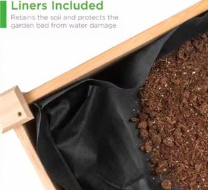 Lit <span class=keywords><strong>de</strong></span> <span class=keywords><strong>jardin</strong></span> <span class=keywords><strong>surélevé</strong></span> en bois détachable avec roues pour le soin des plantes en pot <span class=keywords><strong>de</strong></span> fleurs pour les outils alimentaires et les vêtements - Product Image 4