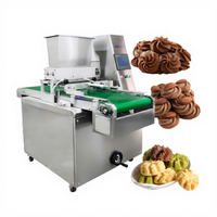 Machine de fabrication de biscuits coupés en fil métallique Fortune au format de collation commerciale entièrement automatique avec emporte-pièce