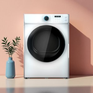 Sèche-linge automatique Olyair 12/5 kg en acier inoxydable et plastique, tout-en-un, avec écran LED, écoénergétique A+++, 1400 tr/min - Product Image 2