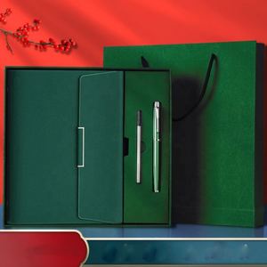 Coffret Cadeau Luxe pour Entreprises : Carnet et Stylo Signature, Reliure Cousue, Logo Personnalisé, Boîte Cadeau en PU pour Événements - Product Image 3