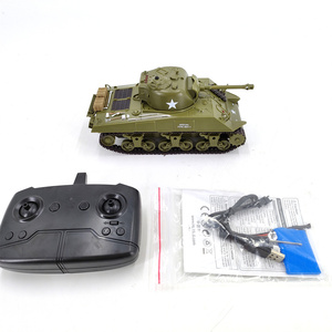 Char d'assaut télécommandé Henglong 1/30 Sherman, chars de combat infrarouges, 2,4 GHz, modèle US M4A3 pour enfants - Product Image 3