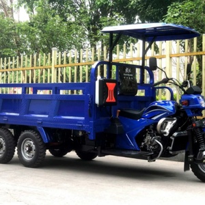 Motocicleta de gasolina de 9 ruedas y 300 cc, compatible con plataforma de carga agrícola personalizada, motocicleta de cinco ruedas con volteo doble. - Product Image 2