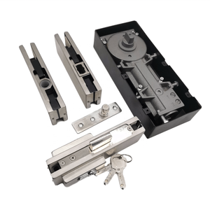 Porte vitrée Dissimulée Matériel Scharnier 90 Kg Pivot Hydraulique Réglables De Charnière de Ressort de Plancher - Product Image 1