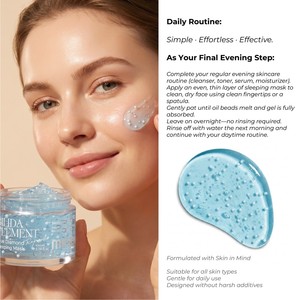 Mascarilla Facial Nocturna <span class=keywords><strong>de</strong></span> Bifida Ferment Blue Diamond <span class=keywords><strong>de</strong></span> Marca Privada, Reparadora <span class=keywords><strong>de</strong></span> Barrera Cutánea, Hidratante, Calmante y Blanqueadora - Product Image 6