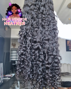 廉价100% 处女角质层对齐天然编织人发12A级越南双拉体波人发束 - Product Image 6