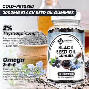 פרטי תווית אורגני הרזיה תוספת gummies ירידה במשקל אובדן אורגני שחור שמן זרעי - Product Image 4