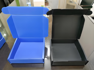 Nhà máy trực tiếp <span class=keywords><strong>t</strong></span>ùy chỉnh giá <span class=keywords><strong>t</strong></span>ố<span class=keywords><strong>t</strong></span> nhấ<span class=keywords><strong>t</strong></span> Polypropylene Máy bay hình dạng hộp lưu trữ Poly nhựa có thể gập lại sóng PP bao bì hộp - Product Image 4