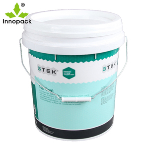 Seau en plastique blanc imprimé de 15 litres avec poignée métallique et couvercle sécurisé pour <span class=keywords><strong>peinture</strong></span>, revêtement et produits chimiques - Product Image 4
