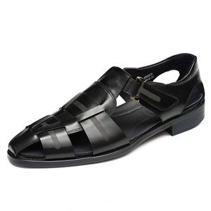 Zapatos de Cuero Vacuno Genuino para Hombre, Estilo Casual Británico, Cómodos, Formales para Negocios, con Suela Oxford, para Bodas - Product Image 2