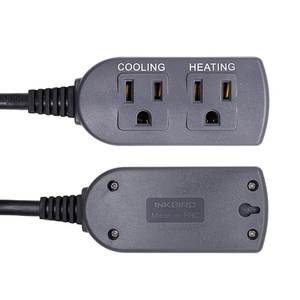 डिजिटल तापमान नियंत्रक 2-चरण आउटलेट थर्मोस्टेट हीटिंग कूलिंग मोड कारबॉय फेमेंटर ग्रीनहाउस टेरियम प्लास्टिक ip43 - Product Image 5