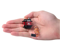 Micro servo numérique KST X12-508 pour hélicoptères RC, couple de 6,2 kgf.cm, temps de réponse de 0,07 seconde, engrenage en alliage d'aluminium et acier trempé