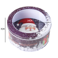 Grote Food Grade Vlakte Cake Cookie Tin Opslag Container Dozen Valentine Ronde Kerst Cookies Cake Tins Kan Voor Cake Cookie