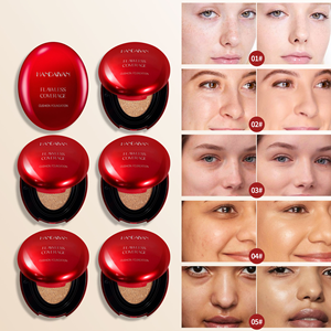 Fondotinta Cushion Correttore e Contorno 5 Colori, Migliora l'Incarnato, Lunga Durata, Morbido Piumino, Sbiancante per Pelle Scura - Product Image 6