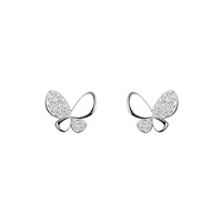 Boucles d'oreilles clous en argent sterling 925 plaqué or pour femmes, bijoux de mode pour les fêtes, idéales pour le dropshipping