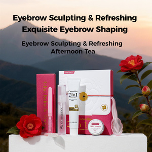 Kit <span class=keywords><strong>de</strong></span> Lifting <span class=keywords><strong>de</strong></span> Pestañas y Laminación <span class=keywords><strong>de</strong></span> Cejas 2 en 1 Camellia - Set Completo para Estilizar Pestañas y Cejas con Bálsamo Adhesivo y Gel Nutritivo - Product Image 2