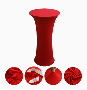 Copritavolo Elasticizzato in Spandex <span class=keywords><strong>per</strong></span> Tavoli <span class=keywords><strong>da</strong></span> Cocktail, Copritavolo Rotondo Aderente <span class=keywords><strong>per</strong></span> Tavoli Alti <span class=keywords><strong>da</strong></span> Bar, <span class=keywords><strong>per</strong></span> Matrimoni, Feste, Banchetti ed Eventi - Product Image 3