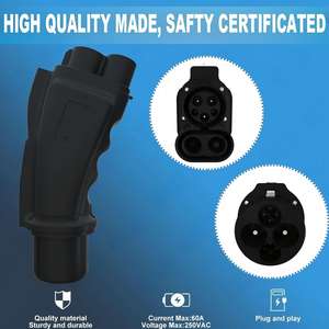 מתאם טעינה לרכב חשמלי CHAdeMO ל-CCS1 עבור ניסאן ליף אוסטרלית, לשימוש עם תקע מטען מהיר CCS1 DC צפון אמריקאי בארצות הברית - Product Image 4