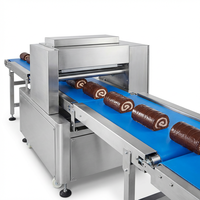 Ligne de production entièrement automatique YUCHO pour gâteaux roulés, mousses, chiffons et éponges, haute productivité, avec découpe et roulage