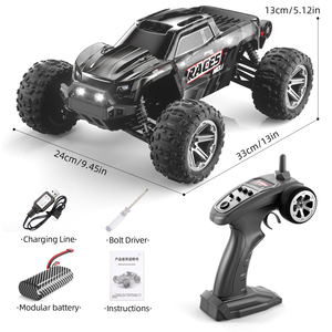 Voiture télécommandée RC Monster Truck à dérive à grande vitesse SMRC 1:14 4WD à moteur brossé avec télécommande sans fil Voiture télécommandée à grande échelle - Product Image 3