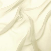 Tissu en mousseline de soie pure de couleur personnalisée pour mariages rideaux robes motif tissé à la main avec des fleurs élégantes