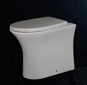 Banheiro de cerâmica personalizado de fábrica para pendurar na parede, banheiro de uma peça