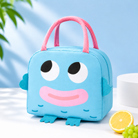 Sacs à lunch isothermes portables en polyester avec fermeture éclair pour filles et femmes, écologiques, durables, pour repas bento, avec doublure en aluminium