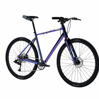 SpiritX Aluminium-Legierung Gravel Bike Rennrad 700C Steckachse 10-Gang Hydraulische Scheibenbremse Flachlenker Halb-integrierte Kabelführung
