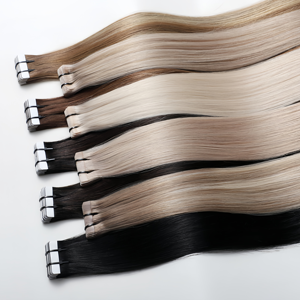 ผมต่อแบบเทป Double-Drawn Virgin Remy Hair คุณภาพสูง แบบตรง เรียงเกล็ดผม ชนิดเทปอินจากรัสเซีย - Product Image 3