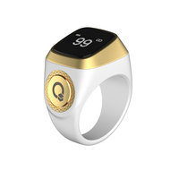 IQIBLA Smart Zikr Ring, compteur de tasbihs, application, étanche IP68, WiFi, télécommande, réveil, écran tactile, Android, IOS, bague compteur