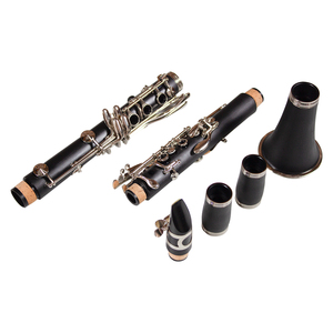 China OEM Instrumentos de viento Venta directa Metal plano Buen sonido <span class=keywords><strong>Clarinete</strong></span> Plano B 18 Tecla Color negro clásico - Product Image 4