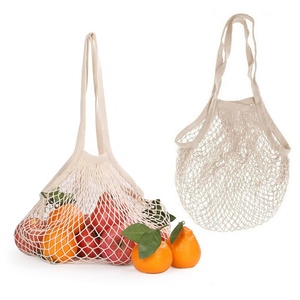 Vente en gros de <span class=keywords><strong>sac</strong></span> à provisions en maille de coton en corde colorée pour la plage doublée de stockage écologique pour fruits mangue - Product Image 6
