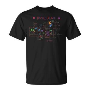 T-shirt Christmas Battle Plan, design natalizio carino, taglia unisex per adulti - Product Image 1