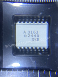 HCPL-316J-500E ออปโตไอโซ 5KV 1CH GATE DVR 16SO - Product Image 1