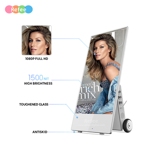 Pantalla Publicitaria Digital Android de Alta Luminosidad, Resistente al Agua IP65, con Soporte de Pie, Alimentada por Batería, SDK, FHD, LCD para Exteriores - Product Image 2