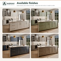 Meubles de cuisine laqués au design classique, configuration îlot, tiroirs à fermeture amortie, dimensions personnalisées et commandes sur mesure