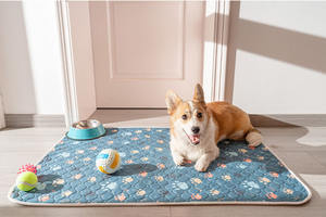 Wiederverwendbare Saugfähige Faser-Hundewindeln, Wasserdichte Waschbare Rutschfeste Trainingsunterlagen für Hunde & Katzen - Product Image 2