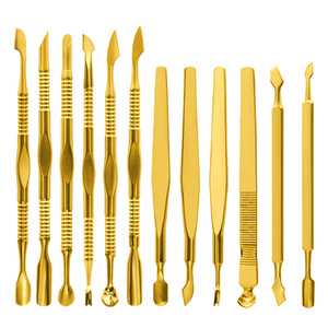 Vente en gros d'ongles en acier inoxydable à double tête pour enlever les <span class=keywords><strong>ciseaux</strong></span> gauchers de beauté fabricant de peaux mortes droites - Product Image 1