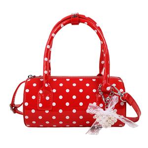 Bolso de lunares súper popular para mujer, nuevo estilo 2026, exquisito mini bolso cruzado versátil, moderno bolso tote redondo. - Product Image 1